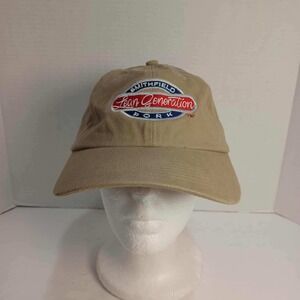 Smithfield Lean Generation Pork Hat‎ Cap Tan Adjustable Baseball